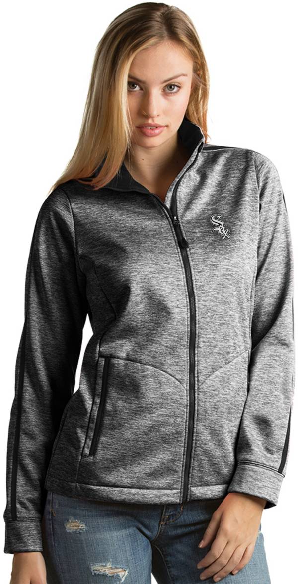 Antigua Women's Chicago White Sox Grey Golf Jacket