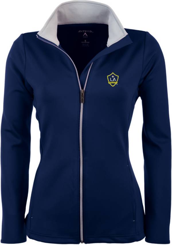 Antigua Women's Los Angeles Galaxy Navy Leader Full-Zip Jacket