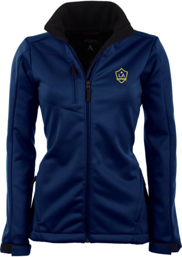 Antigua Women's Los Angeles Galaxy Traverse Navy Soft-Shell Full-Zip Jacket