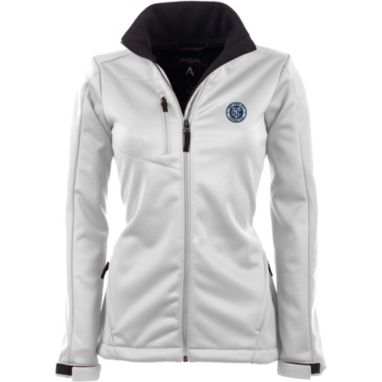 sorry, Antigua Women's New York City FC Traverse White Soft-Shell Full-Zip Jacket is currently out of stock