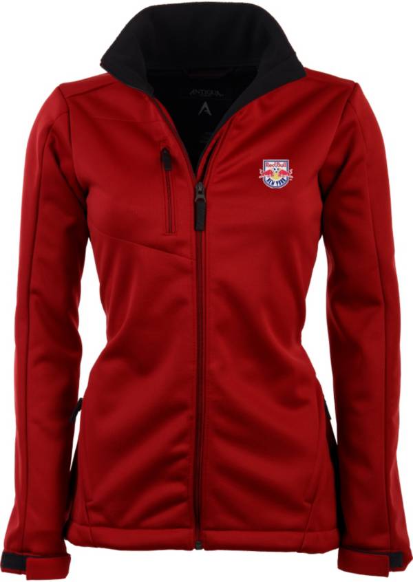 Antigua Women's New York Red Bulls Traverse Red Soft-Shell Full-Zip Jacket