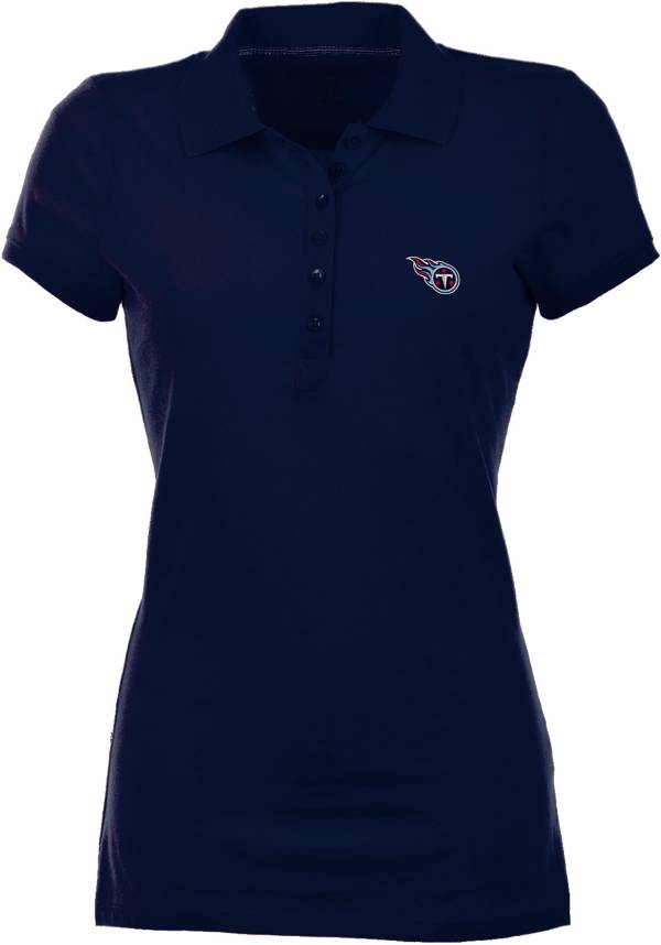 Antigua Women's Tennessee Titans Navy Spark Polo product image