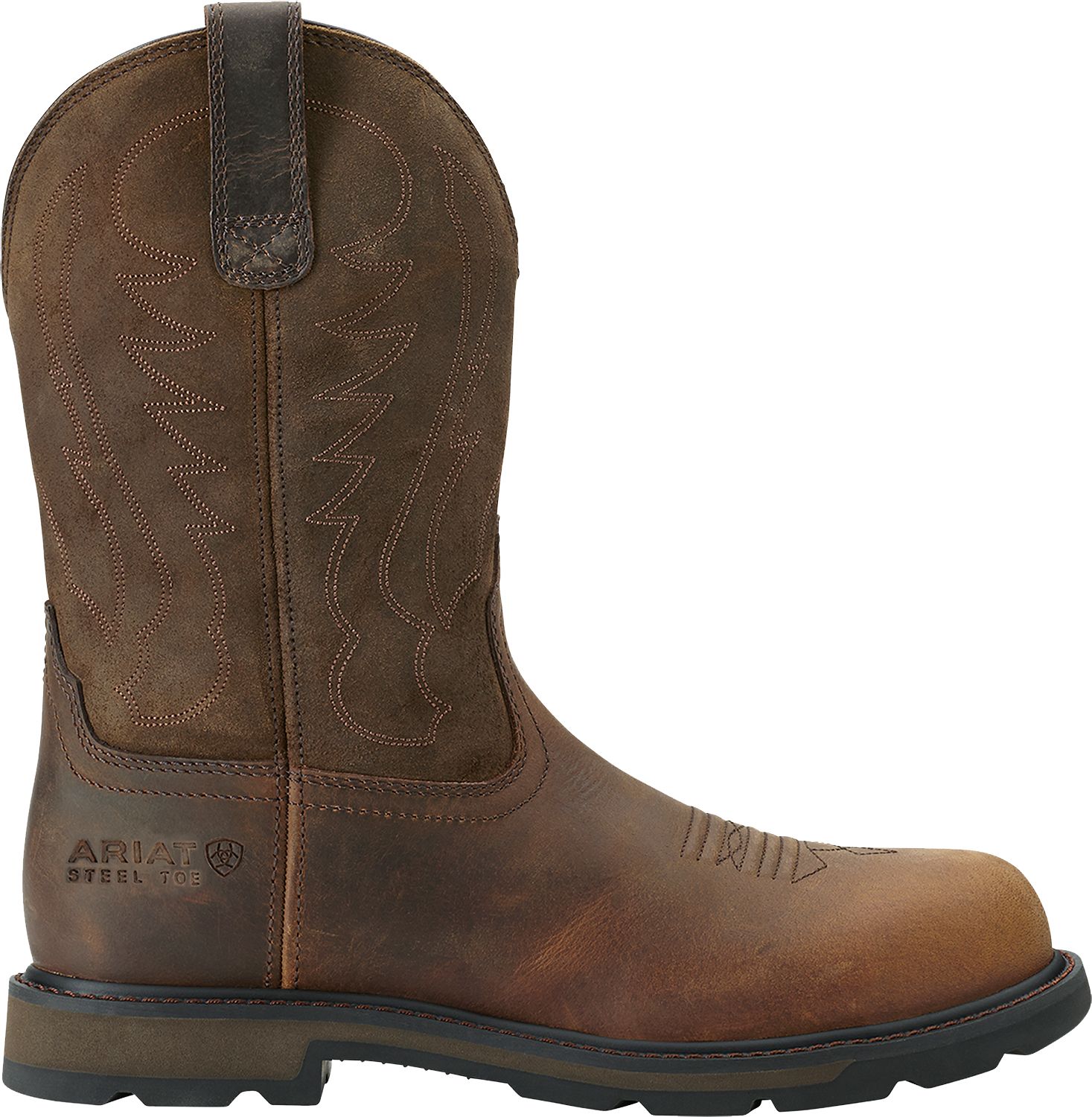 ariat sierra wide square toe black