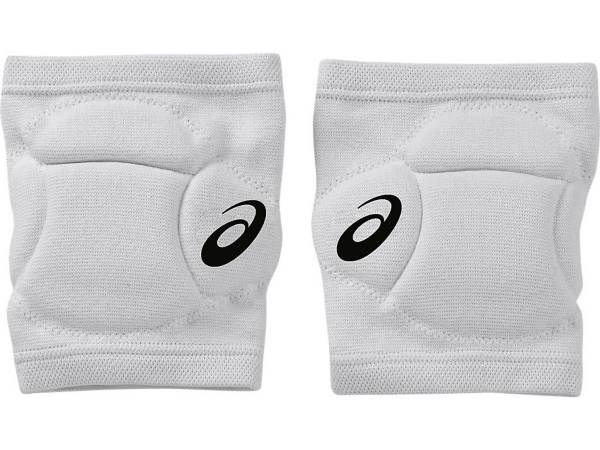 Asics Competition 4.0G Volleyball Knee Pads, White, S/M