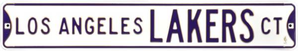 Authentic Street Signs Los Angeles Lakers White Court Sign product image