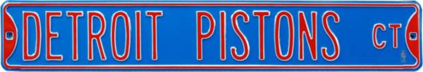 Authentic Street Signs Detroit Pistons Court Sign product image