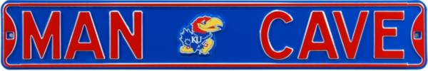 Authentic Street Signs Kansas Jayhawks ‘Man Cave' Street Sign