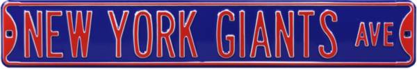 Authentic Street Signs New York Giants Avenue Blue Sign