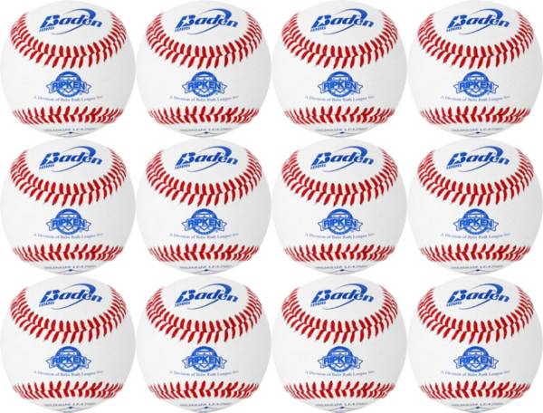 Baden Official Babe Ruth/Cal Ripken League Baseballs - 12 Pack