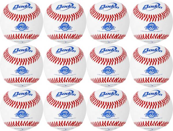 Baden Official Babe Ruth/Cal Ripken League Baseballs - 12 Pack