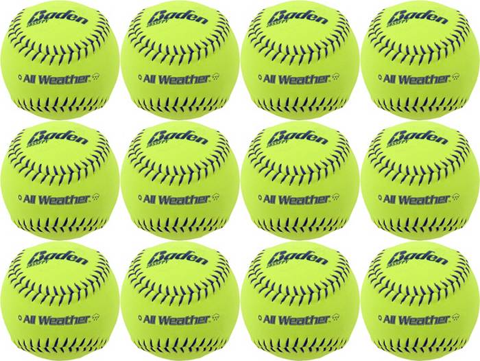 Seamed Pitching Machine Baseballs-1 dozen - Baden Sports