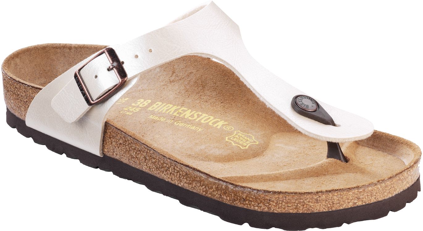 womens silver birkenstocks