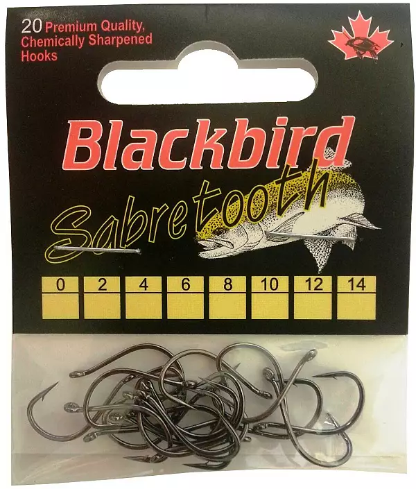 Blackbird Sabretooth Premium Hooks - 20 Pack