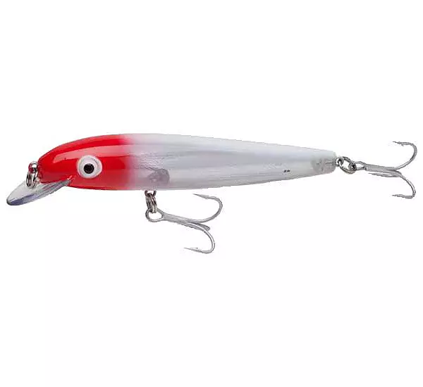 Bomber Wind Cheater Saltwater Lure, Silver/Red Head