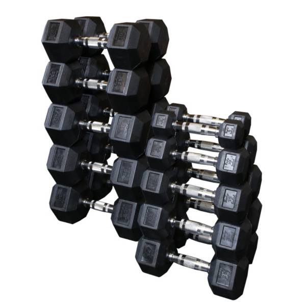 Dumbbell set with online rack 5 50 costco