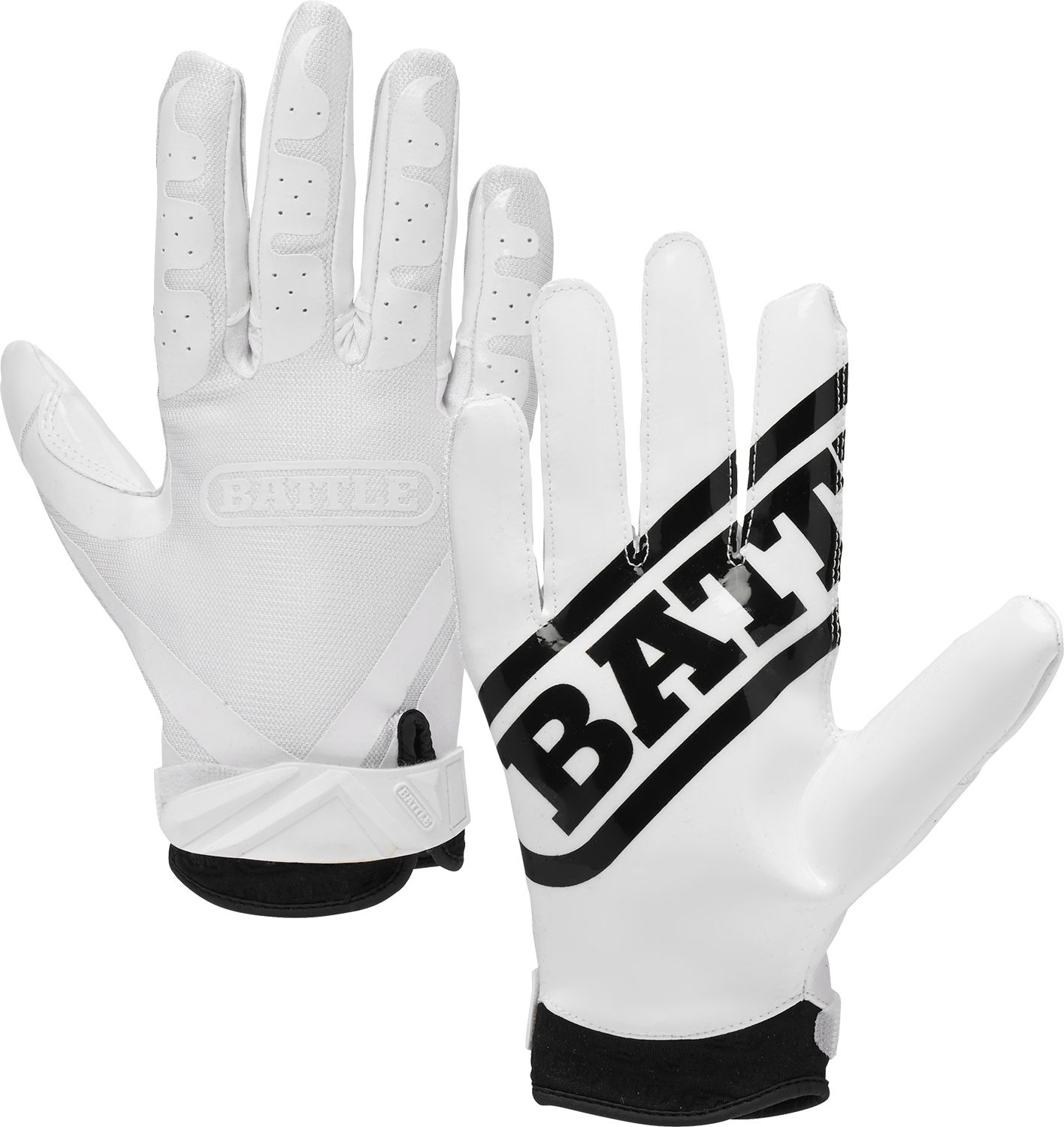 battle gloves white