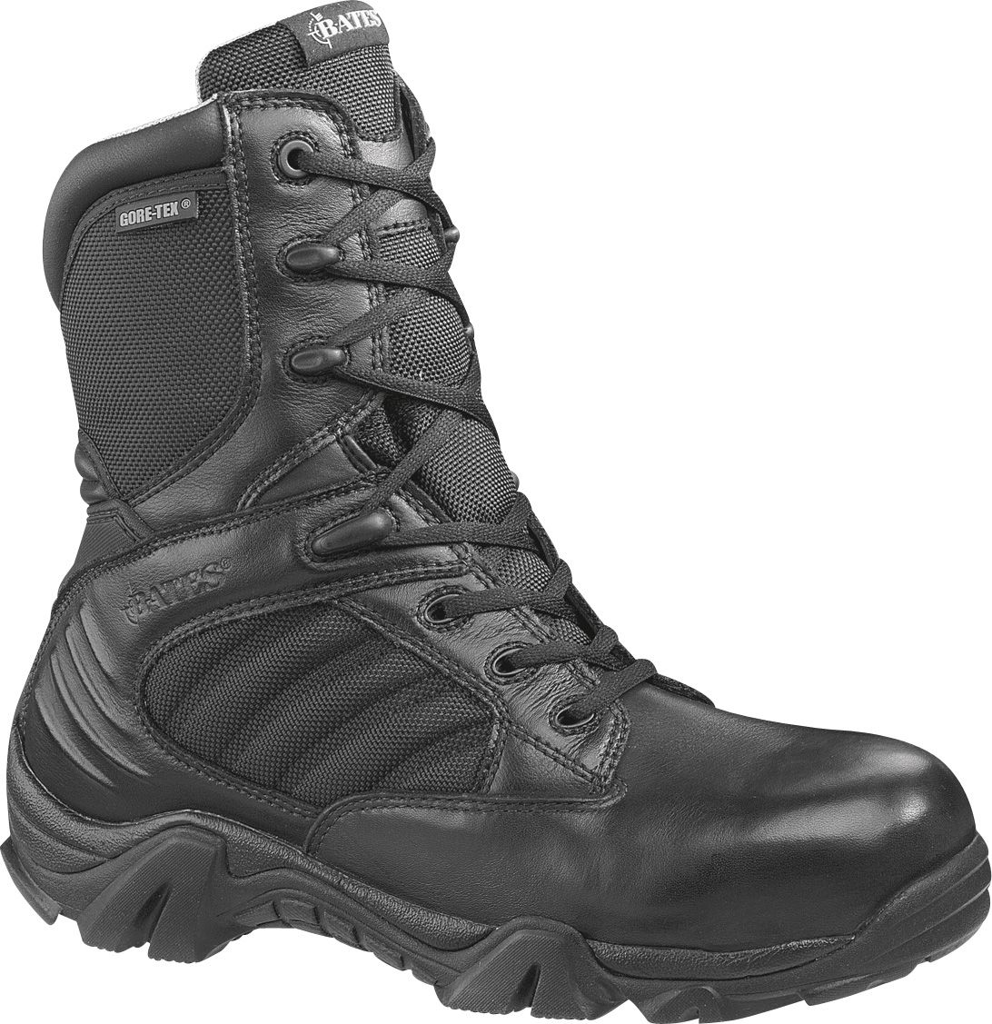 black composite toe tactical boots