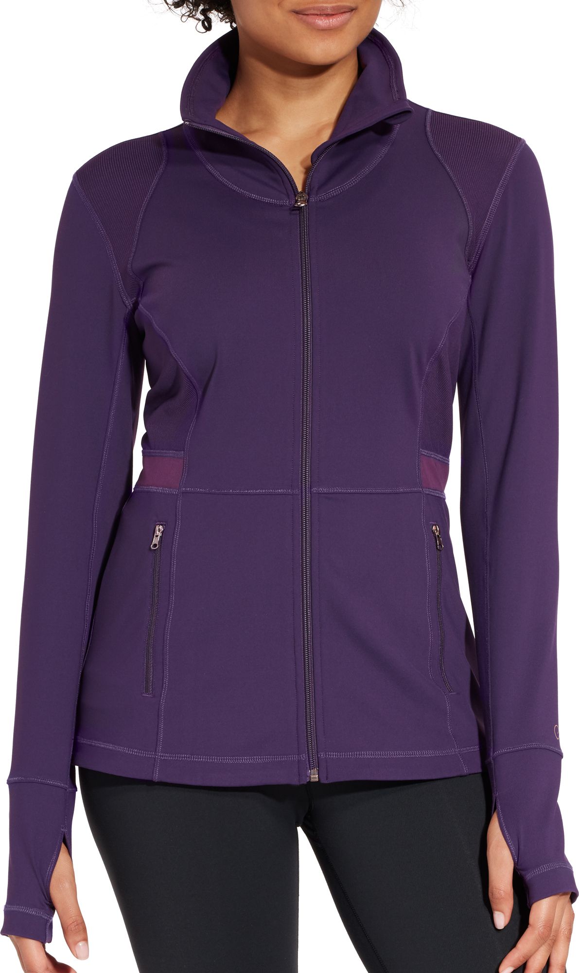 womens zip up workout jacket