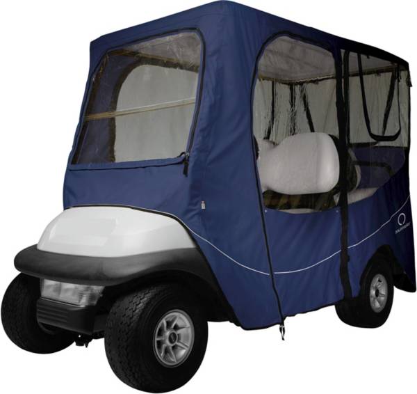 Classic Accessories Fairway Deluxe Long Roof Navy Golf Cart Enclosure product image