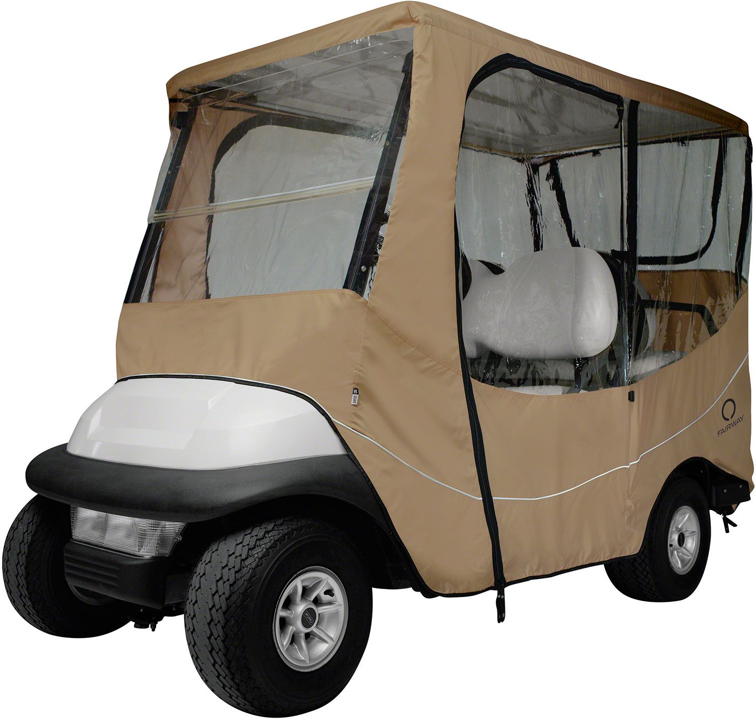 Classic Accessories Fairway Travel Long Golf Cart Enclosure – Khaki Sansujyuku sansujyuku.com