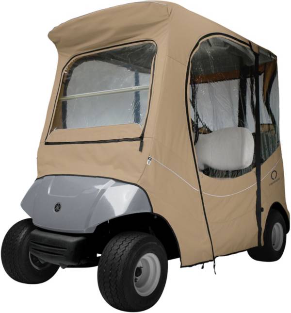 Classic Accessories Fairway FadeSafe Yamaha Golf Cart Enclosure – Khaki