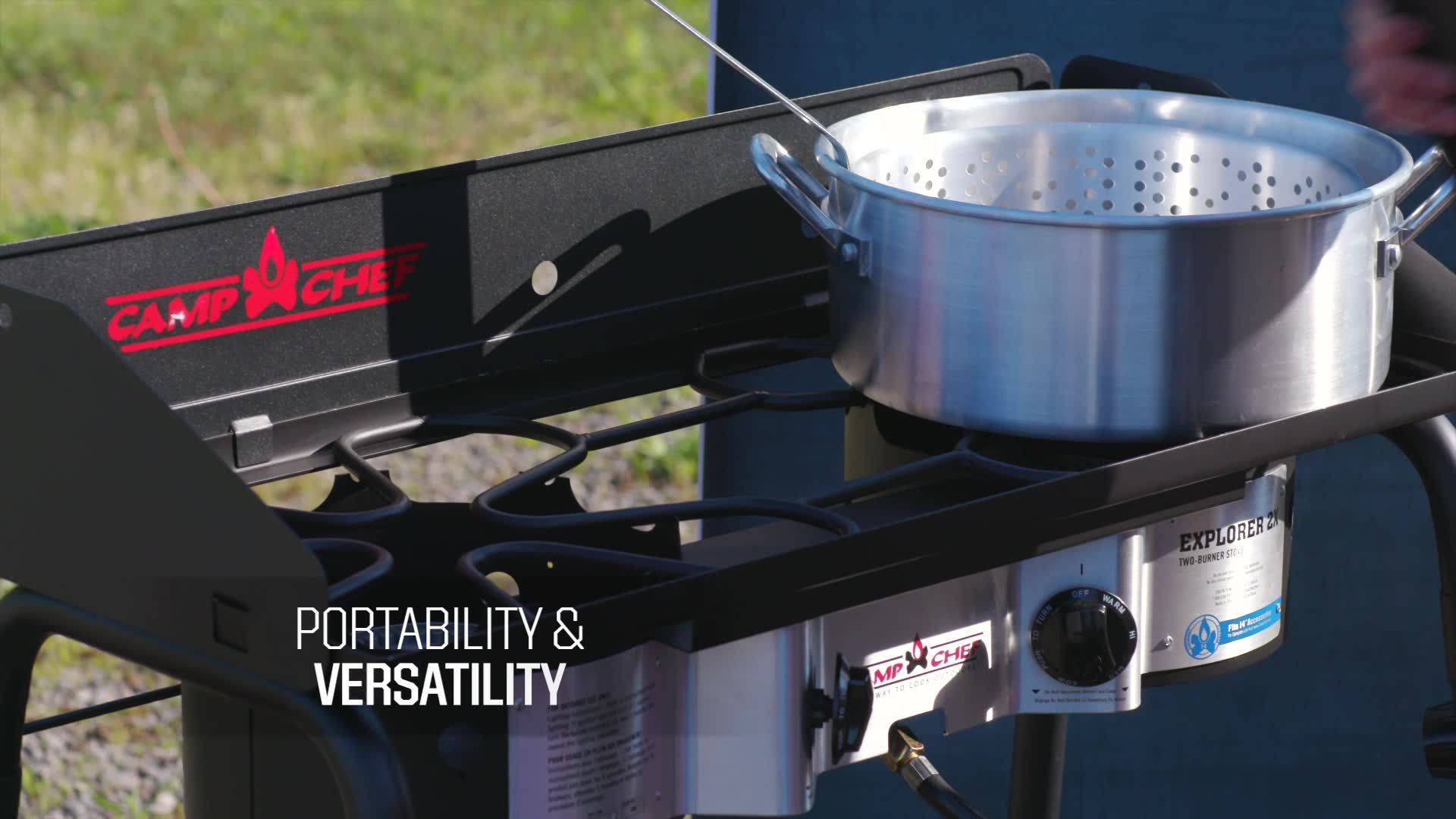 Camp Chef Explorer Deluxe 2 Burner Stove | Dick's Sporting Goods