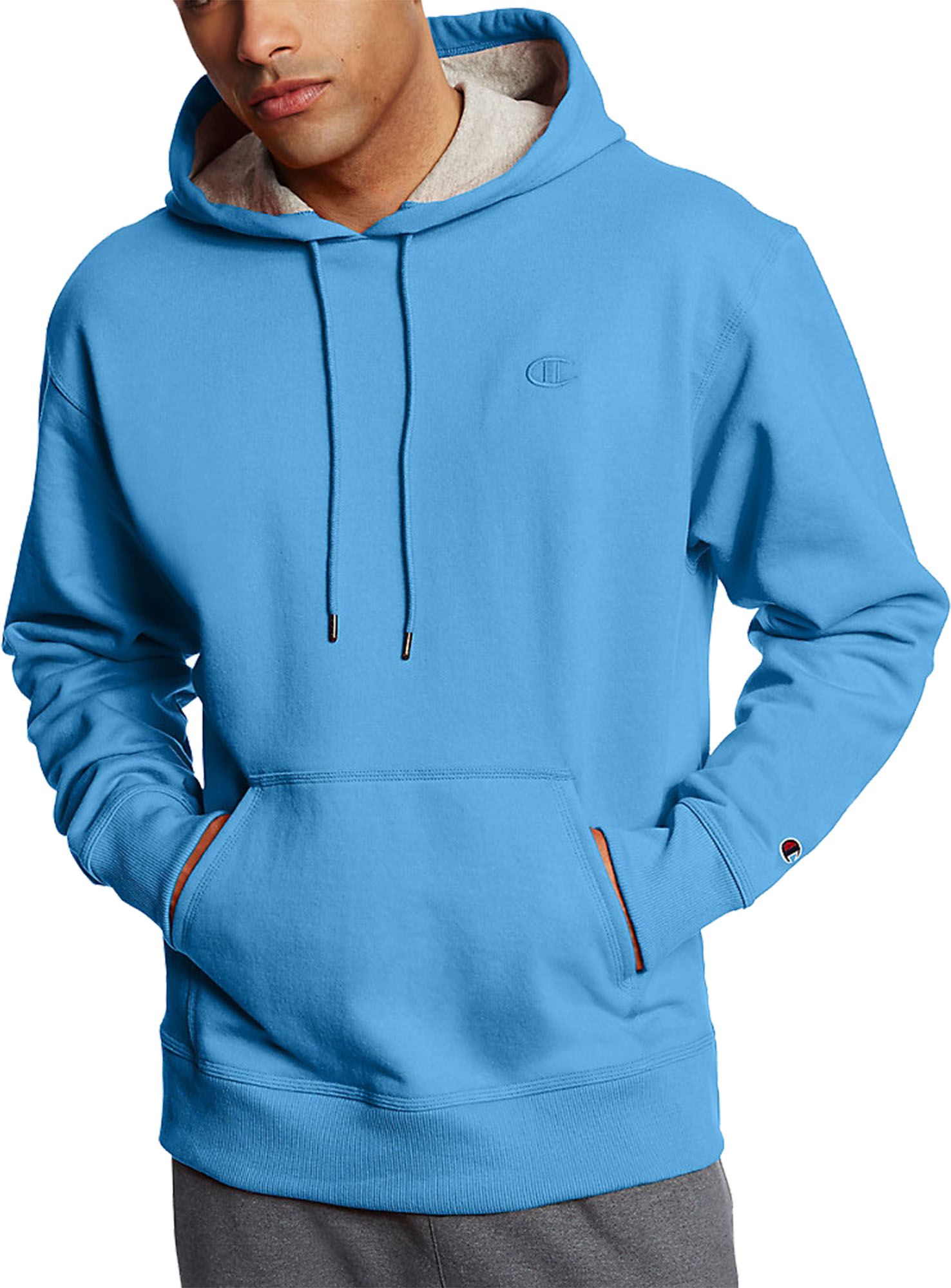 champion swiss blue hoodie