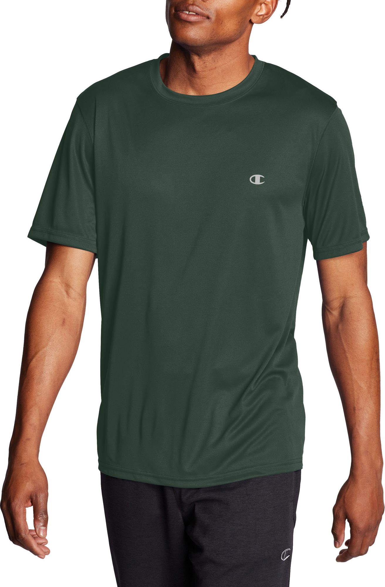 champion dark green t shirt