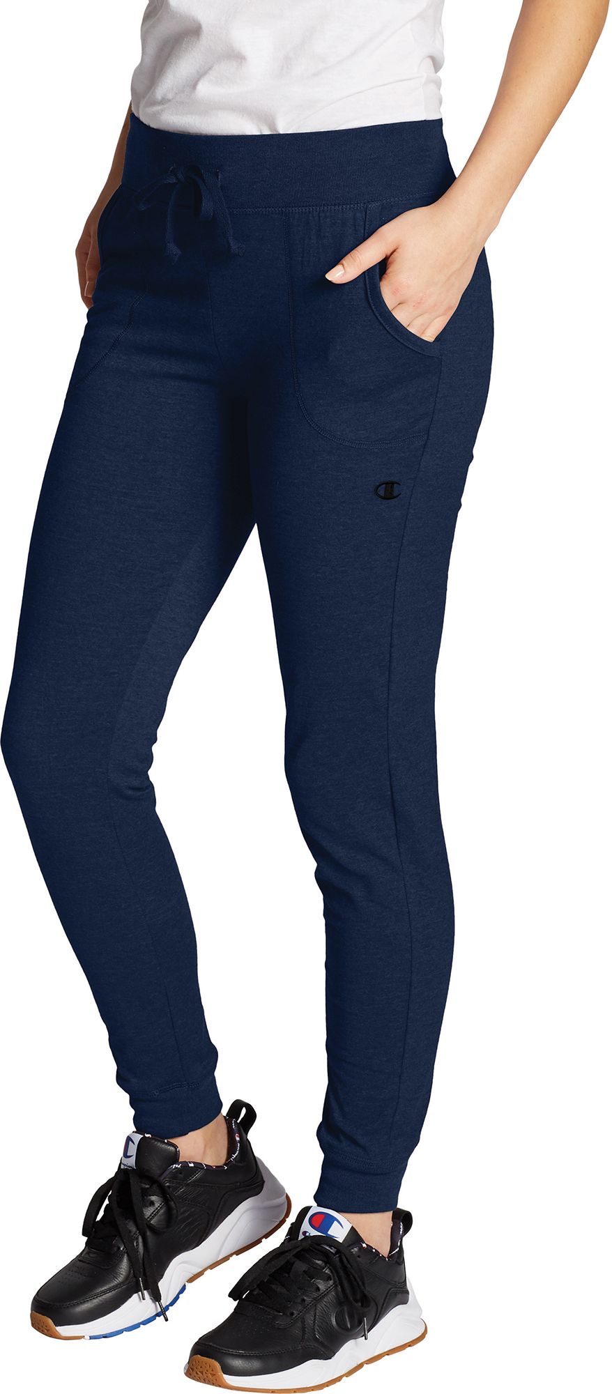 women's champion jersey jogger pants