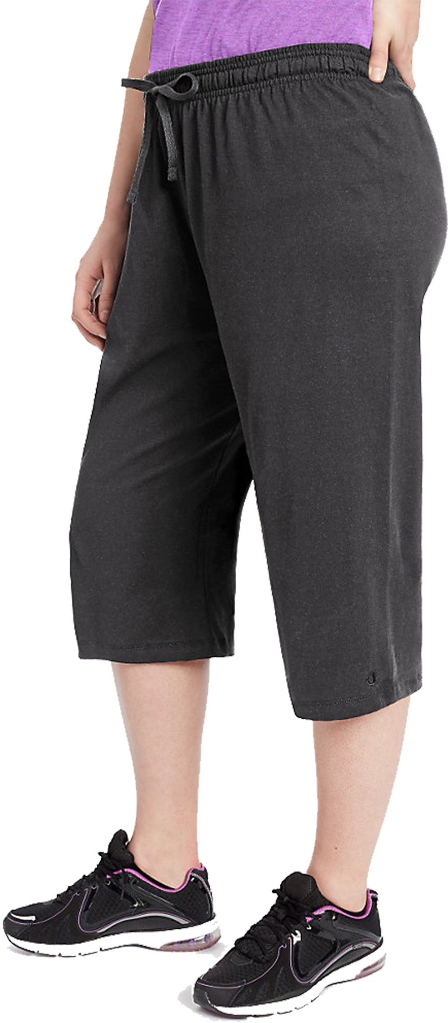 champion women's jersey capris