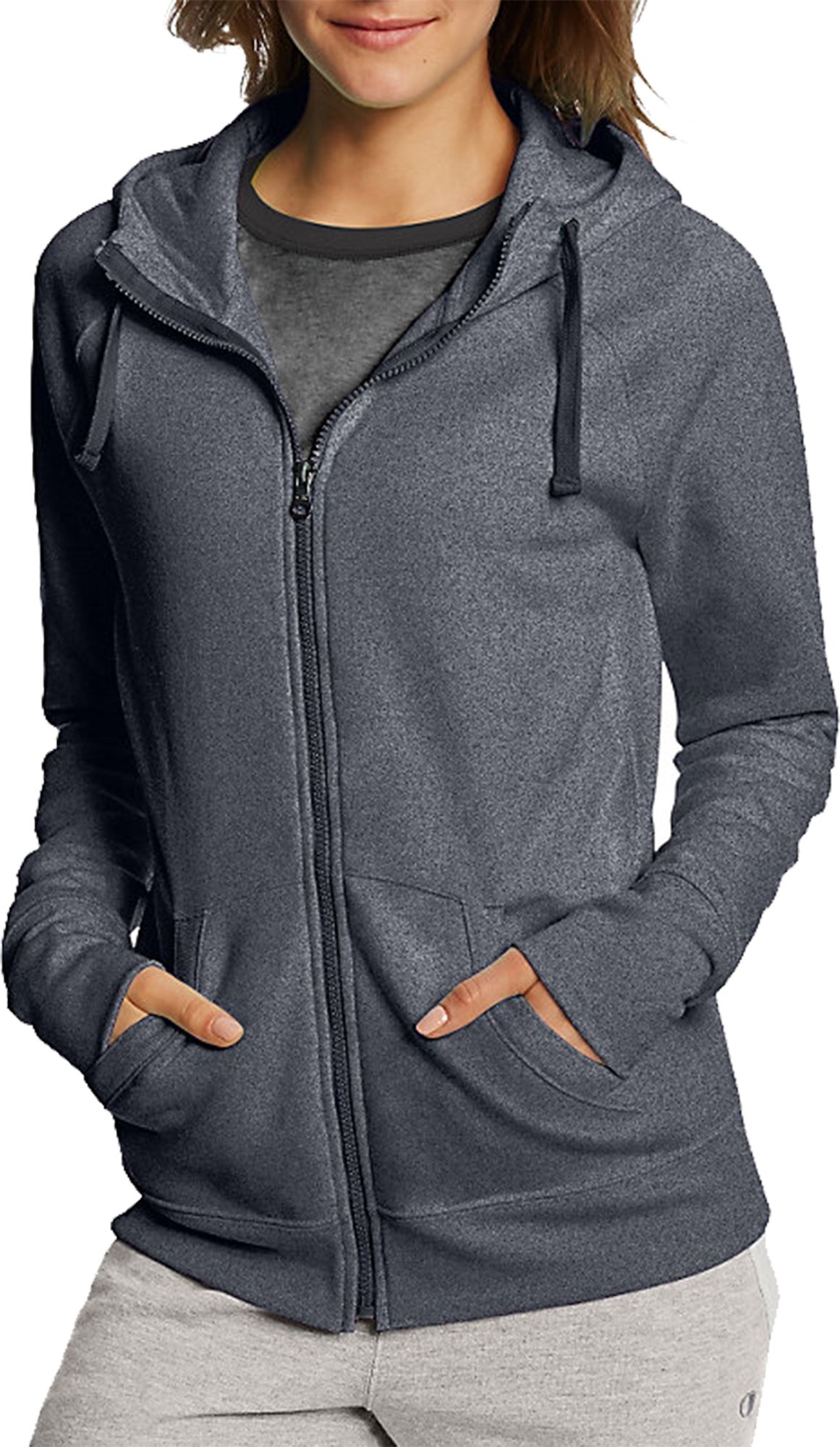 champion women's zip hoodie