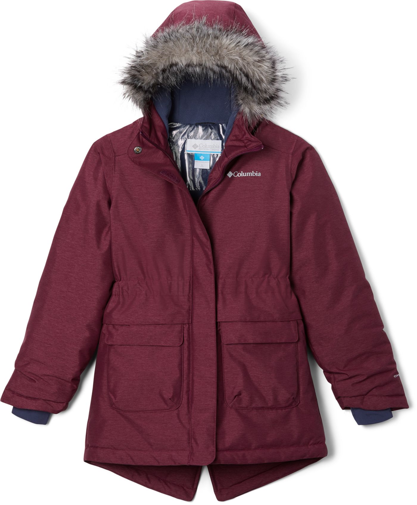 Columbia fur hood jacket on sale