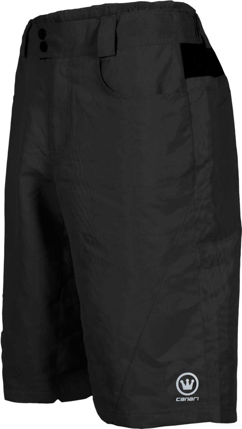 canari men's atlas gel baggy cycling shorts