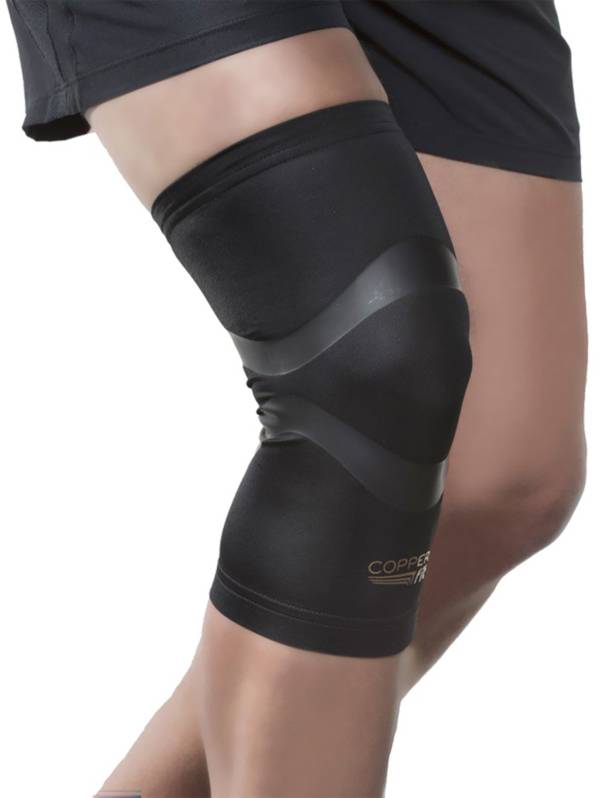 Copper Fit Knee Supports, Knee Style: Open, Style: Slip-On, Size: XX-Large, Fits  Knee Size (Inch): 21 - 24, Material: 85% Polyester,15% Spandex, Color:  Black CFPROKNXXL - 96714126 - Penn Tool Co., Inc
