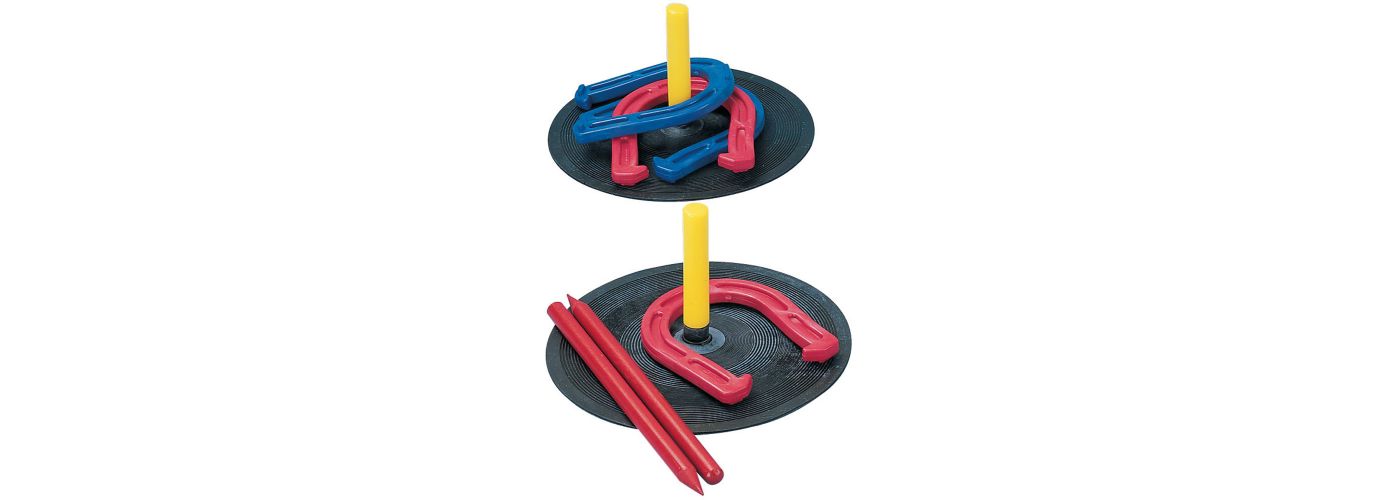 Champion Sports Rubber Horseshoe Set