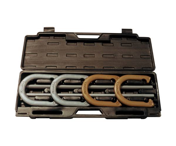 Horseshoes outside Game Set-Portable Outdoor Horseshoe Set