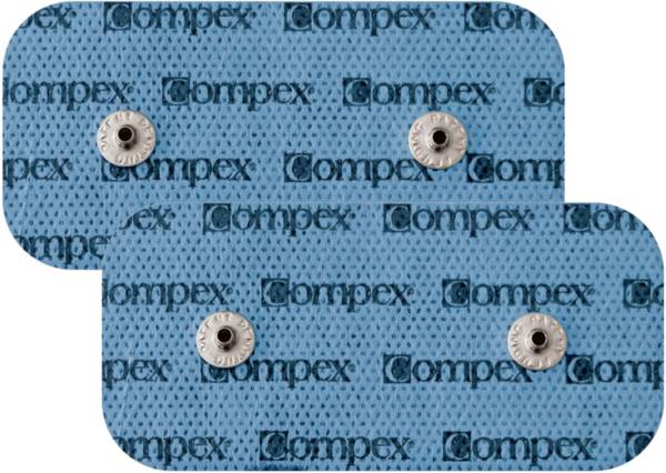 Compex Electrodes EasySnap Performance Rectangle 50x100 mm 2 Units, Blue