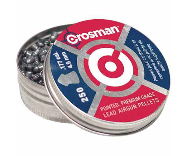 Crosman Pointed Lead .177 Caliber Pellets - 250 Count product image