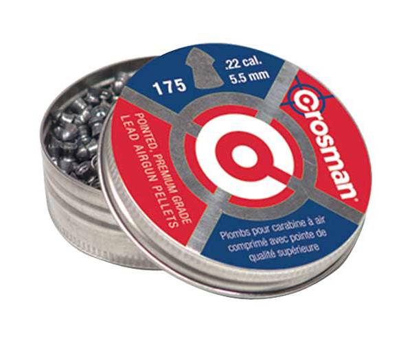 Crosman .22 Caliber Pointed Pellets - 175 Count product image