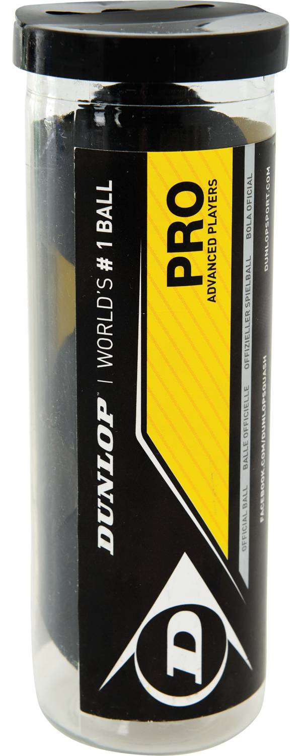 Dunlop Pro Squash Balls - 3 Pack