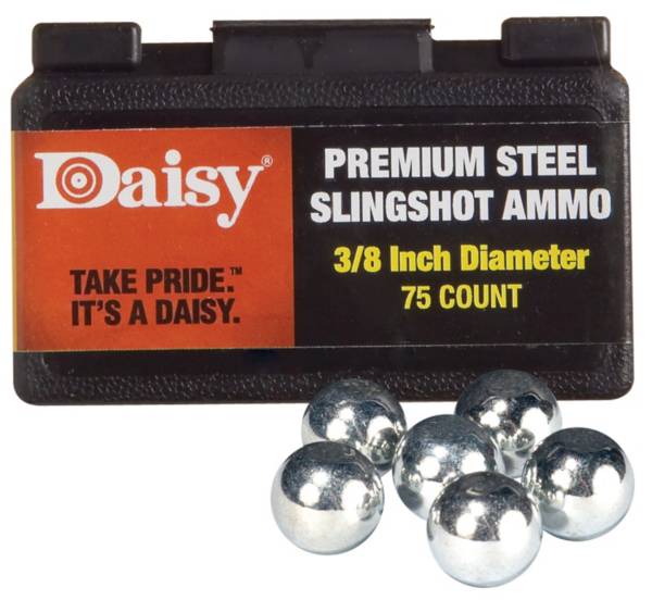 Daisy Premium 3/8'' Steel Slingshot Ammo 75 Count Dick's Sporting Goods