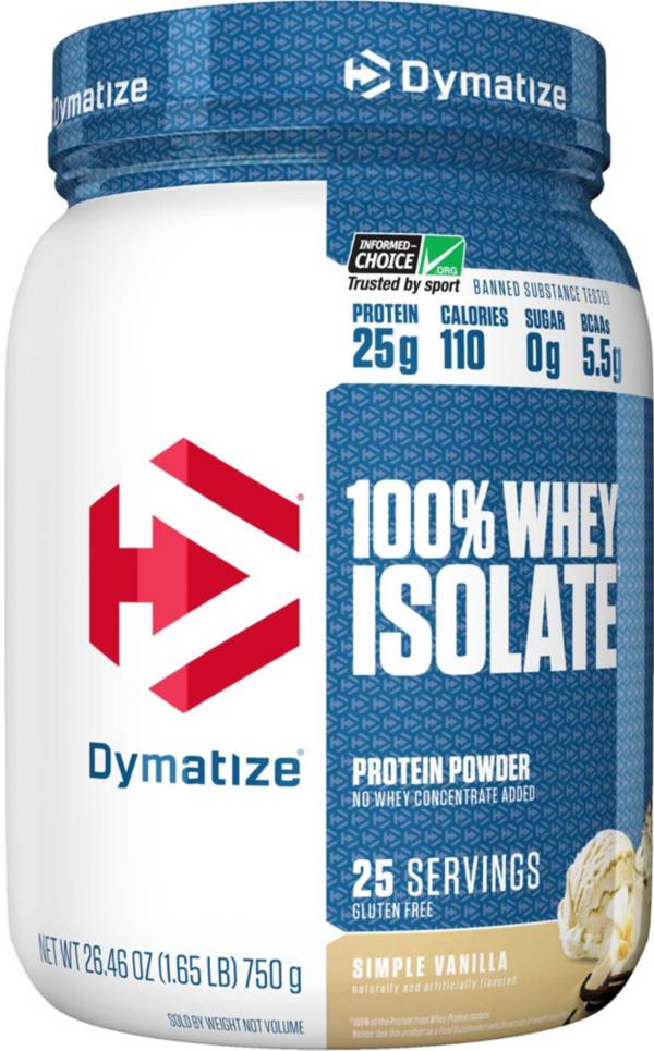 Dymatize ISO-100 Hydrolyzed Whey Protein Powder Vanilla 1.6 LBS product image