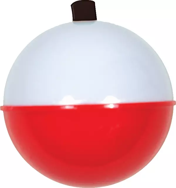 Eagle Claw Weighted Snap-On Float Red/White