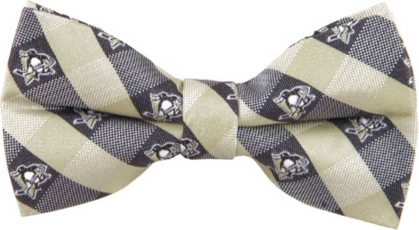 Eagles Wings Pittsburgh Penguins Check Bow Tie