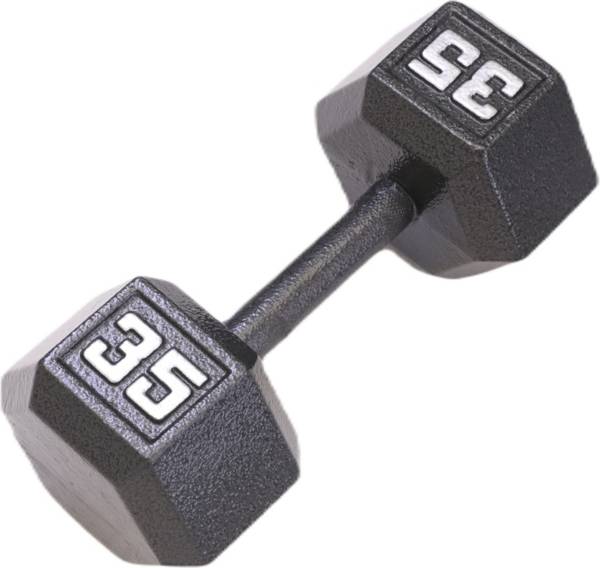 Gold's gym rubber online hex dumbbell