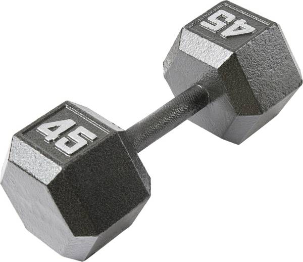 Fitness Gear 45 lb Cast Hex Dumbbell DICK'S Sporting Goods