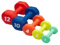15 lbs. Fitness Gear Coated Dumbbell