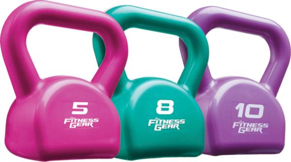 Fitness Gear 23 lbs. PVC Kettlebell Set Dick s Sporting Goods