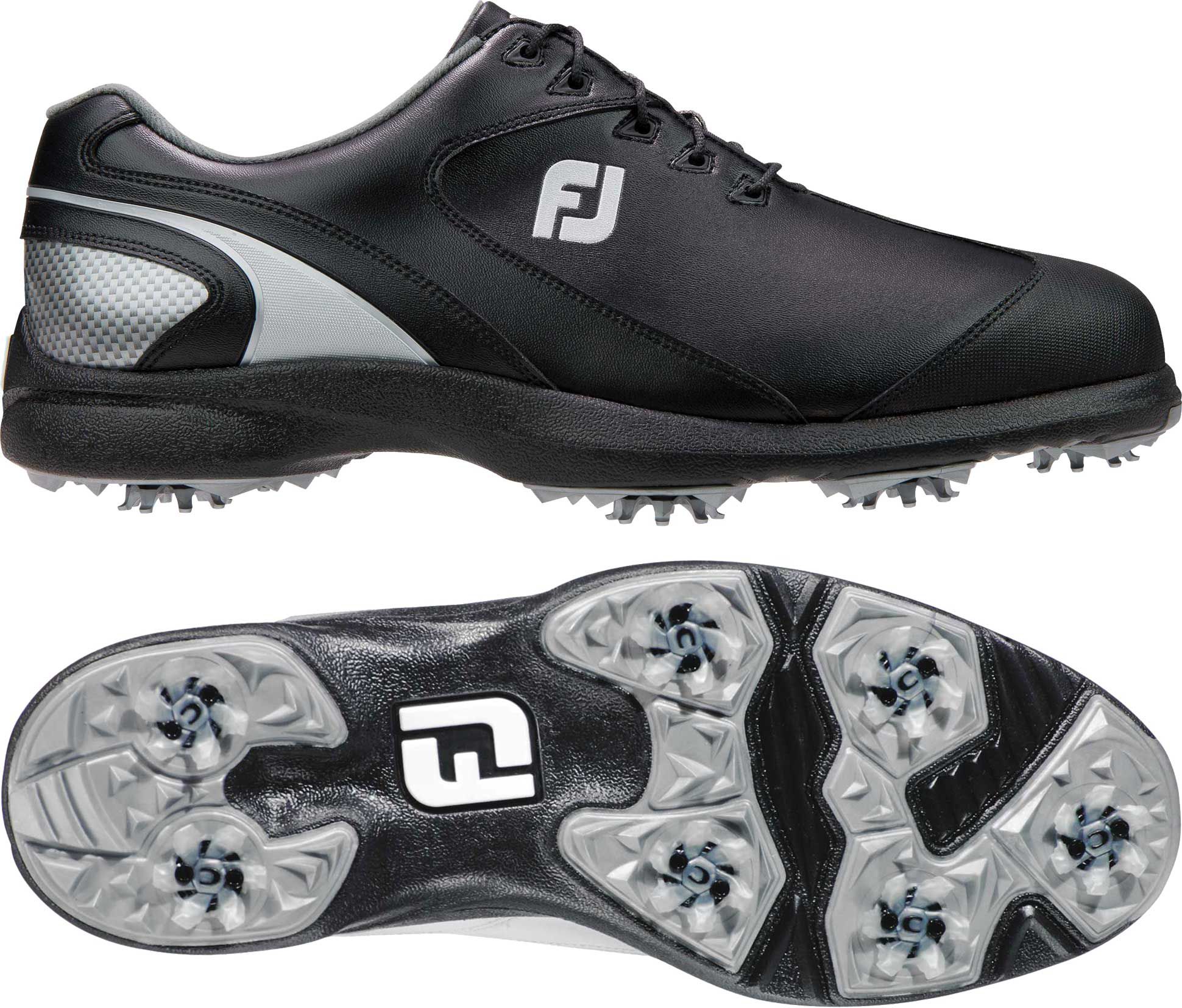 fj black golf shoes