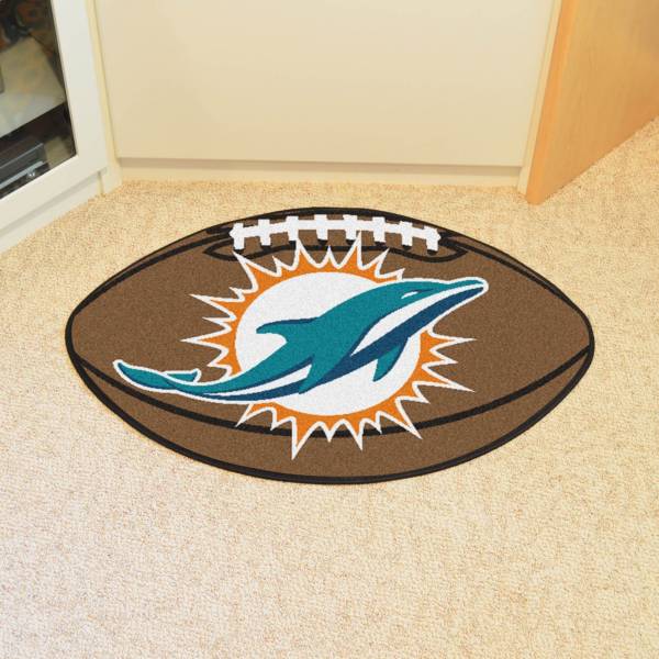 FANMATS Miami Dolphins Football Mat product image